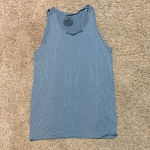 Women’s Hanes Vicose bamboo Blue Sleeveless Tank Top - M